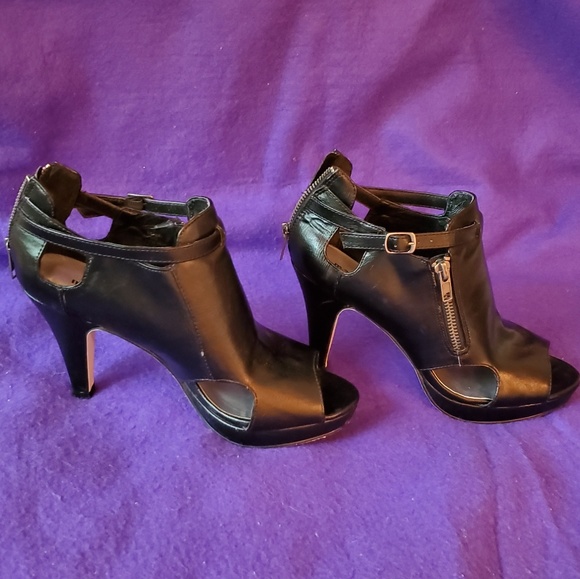 Open toe ankle boot heels - Picture 5 of 8